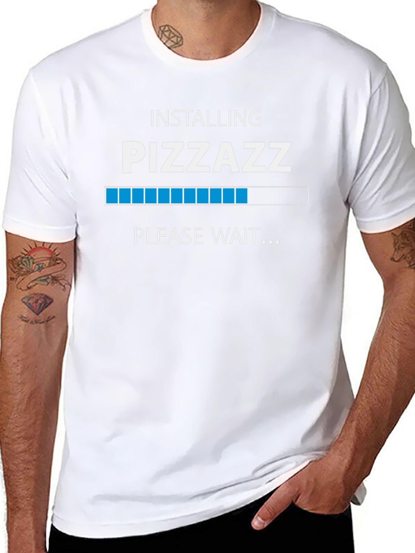Installing Pizzazz Graphic T-Shirt