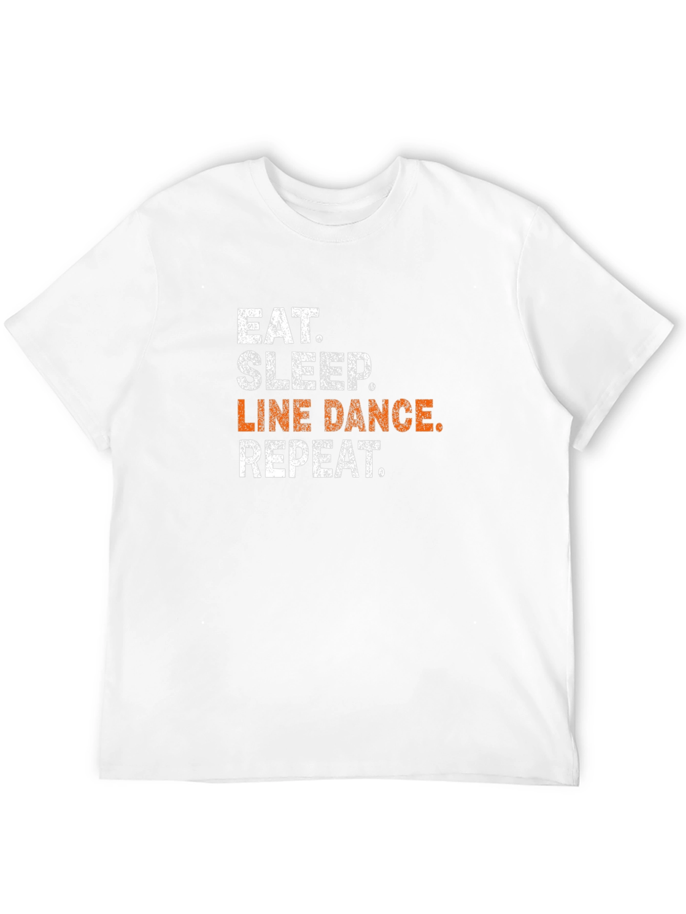 Eat Sleep Line Dance Repeat Black T-Shirt