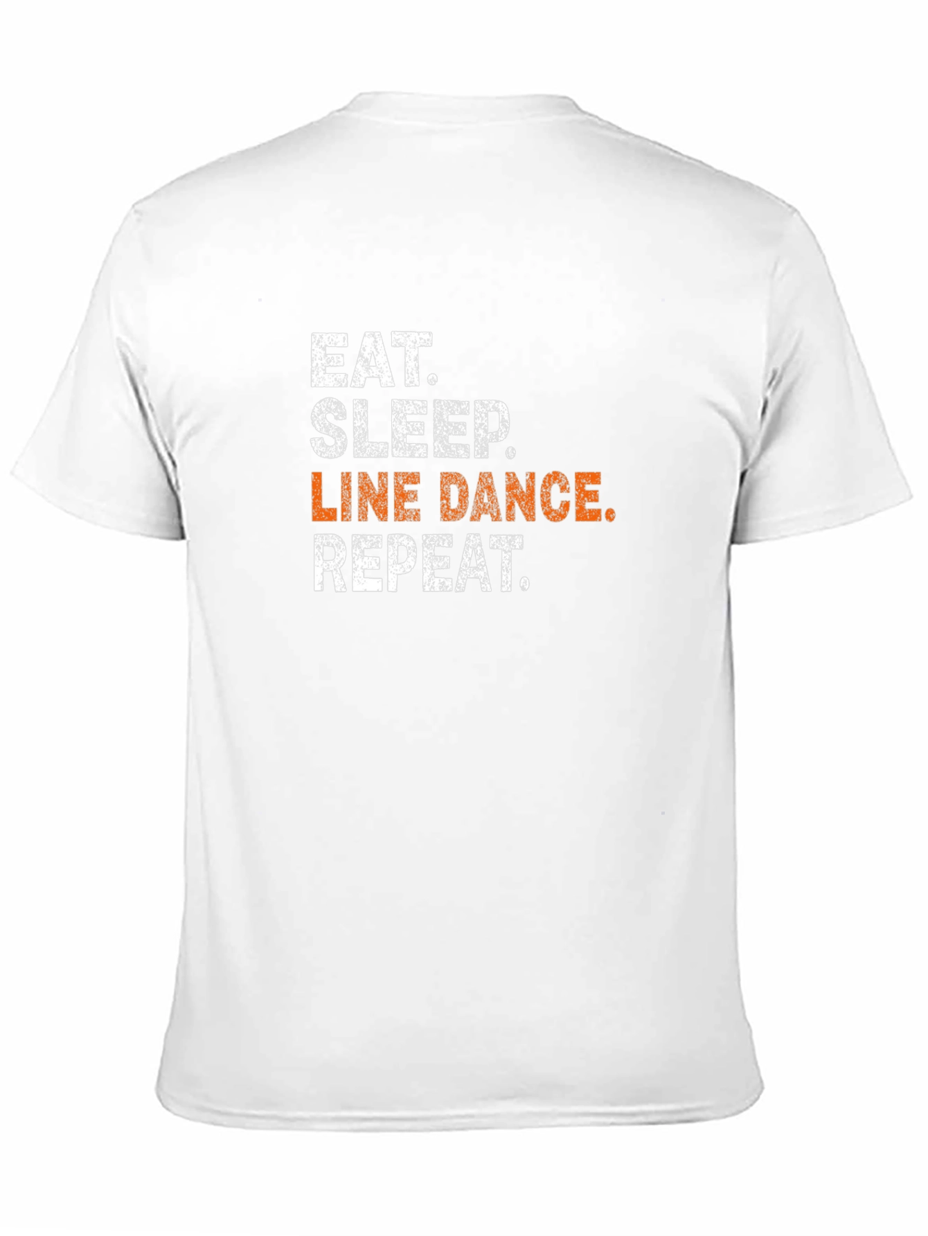 Eat Sleep Line Dance Repeat Black T-Shirt