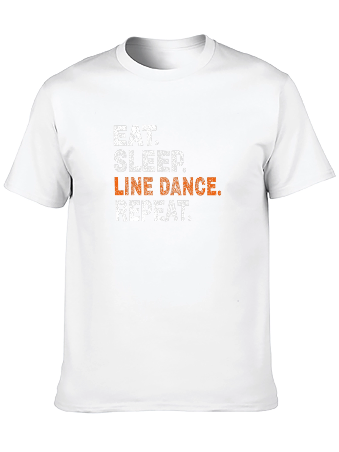 Eat Sleep Line Dance Repeat Black T-Shirt