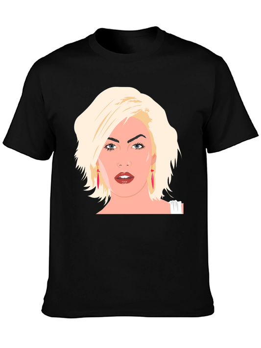 Blonde Hair Woman Graphic Tee