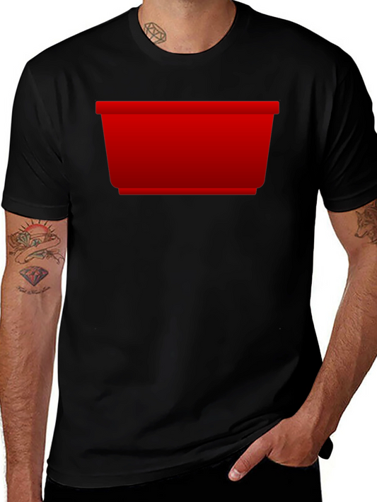 Bold Red Rectangle Tee - Statement Style