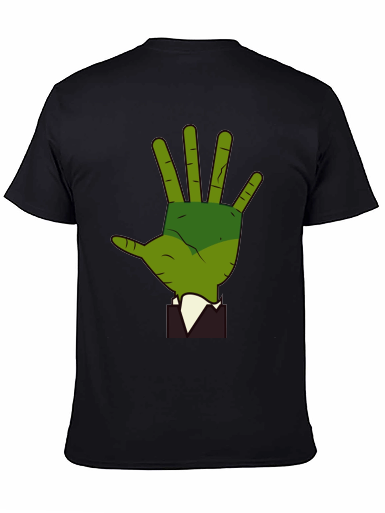 Green Hand Graphic Tee - Quirky Style