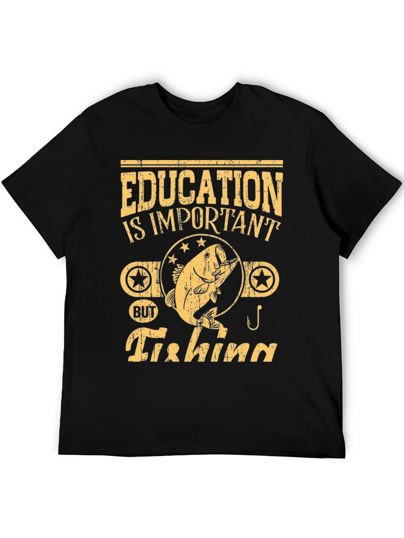 Education is Important Fishing T-Shirt