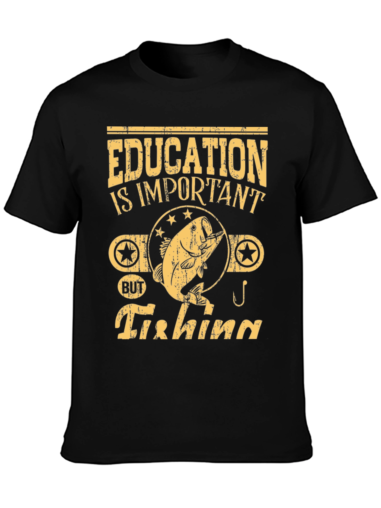 Education is Important Fishing T-Shirt
