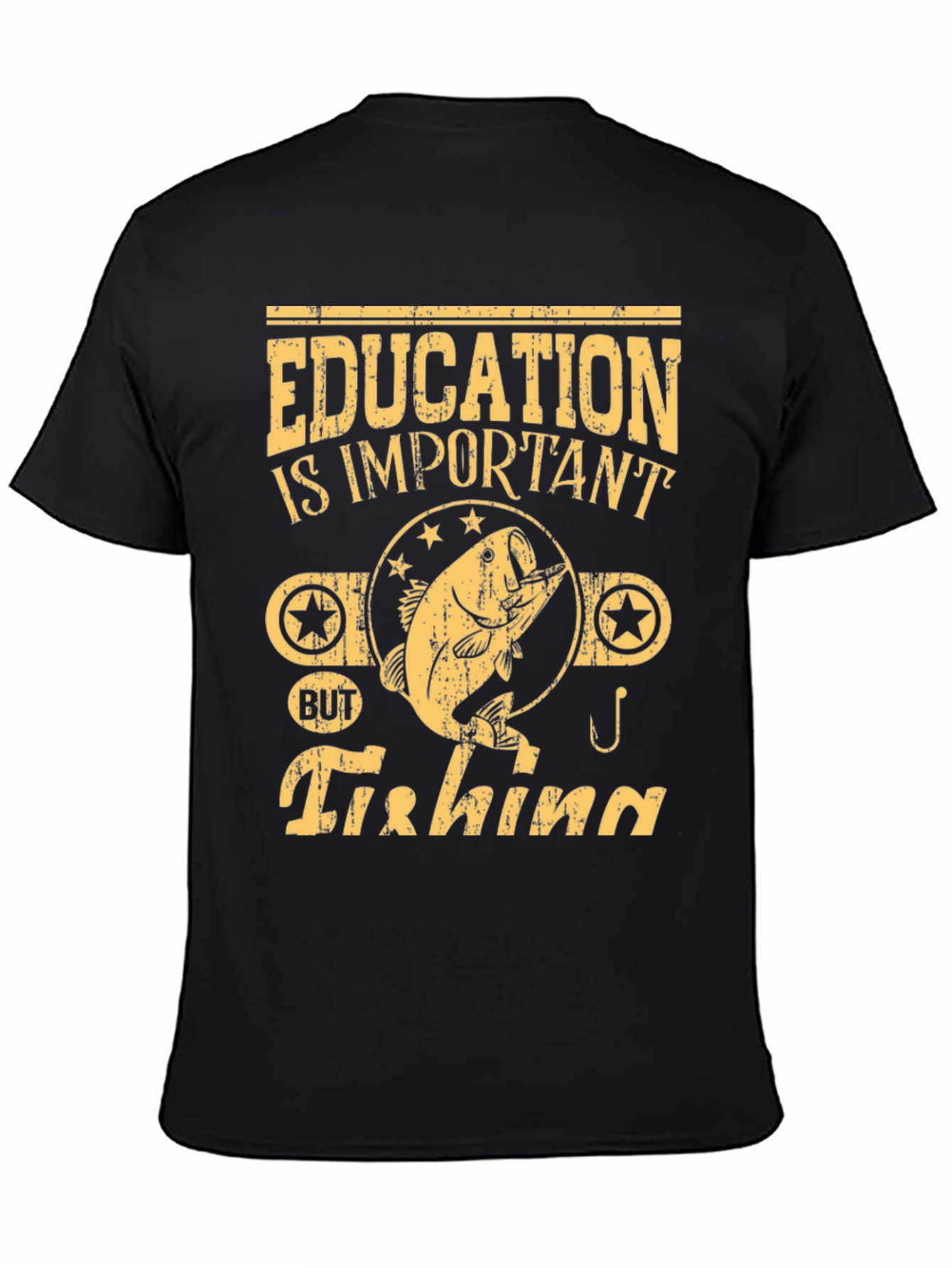 Education is Important Fishing T-Shirt