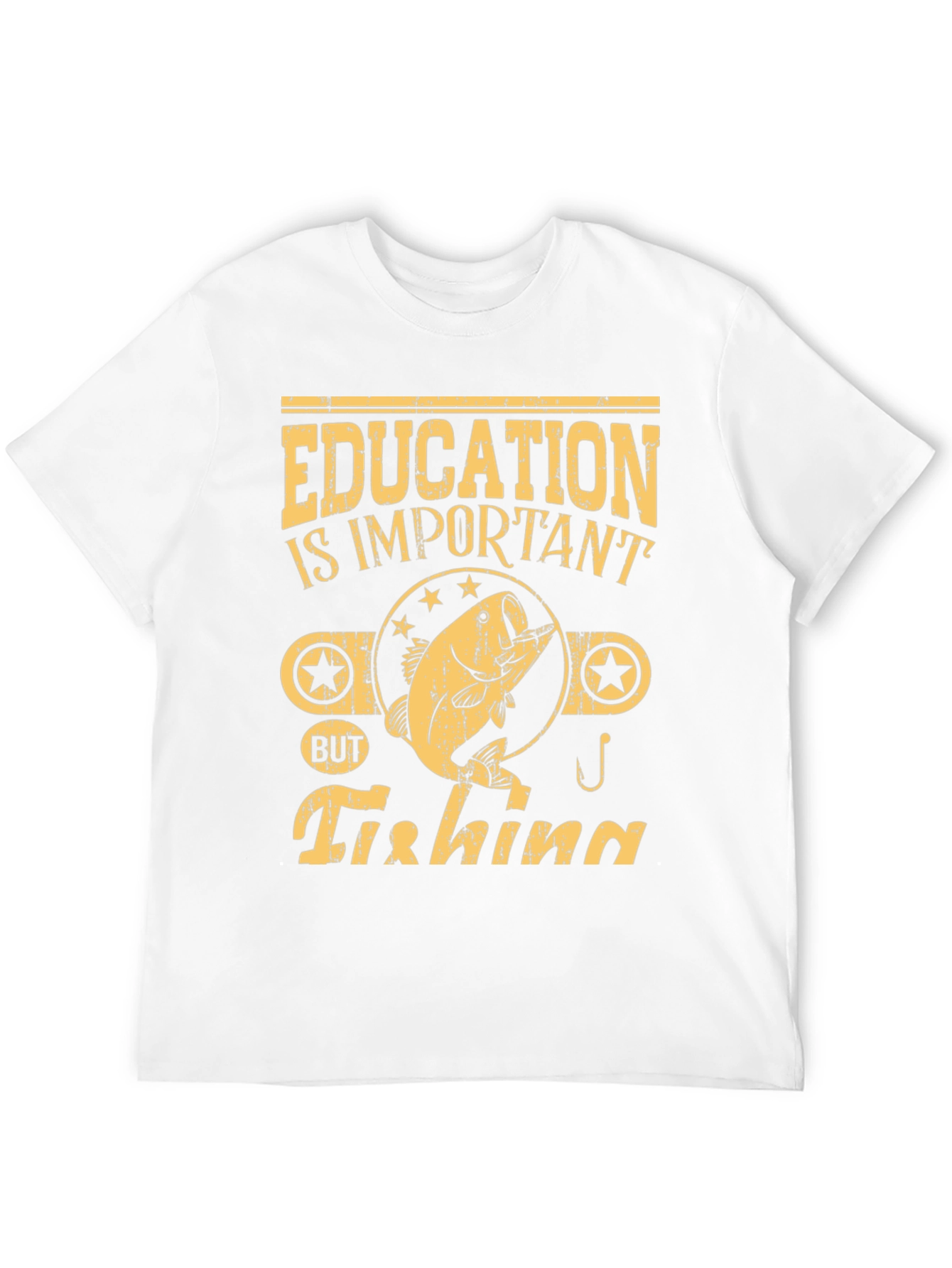 Education is Important Fishing T-Shirt
