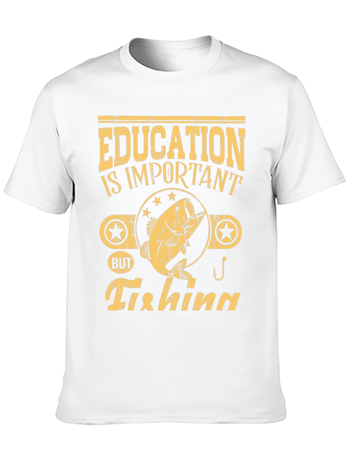 Education is Important Fishing T-Shirt