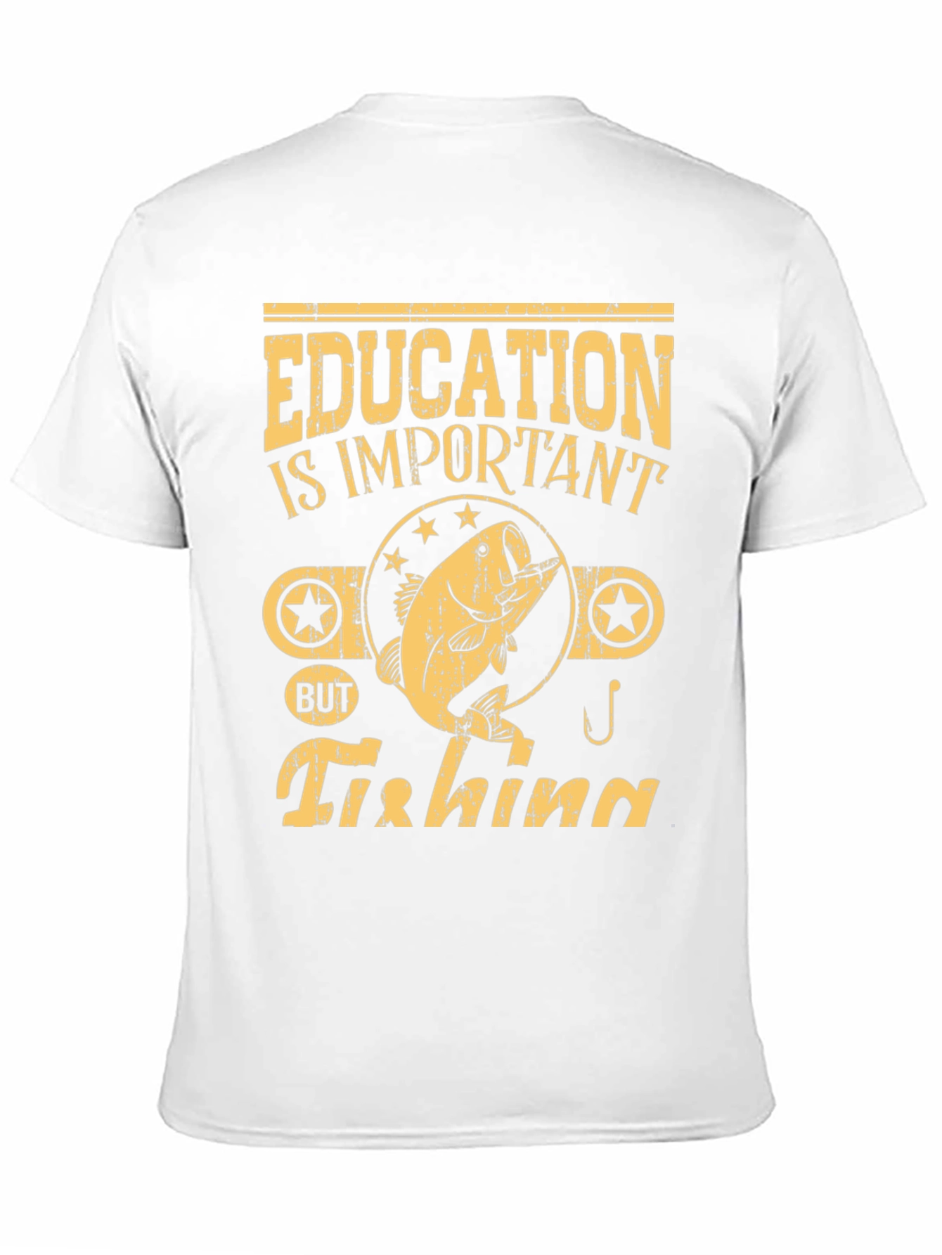 Education is Important Fishing T-Shirt