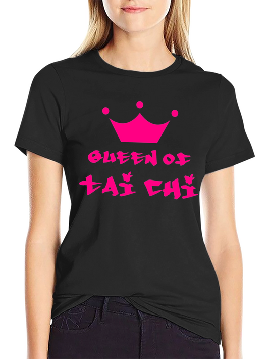 Queen of Tai Chi Black T-Shirt