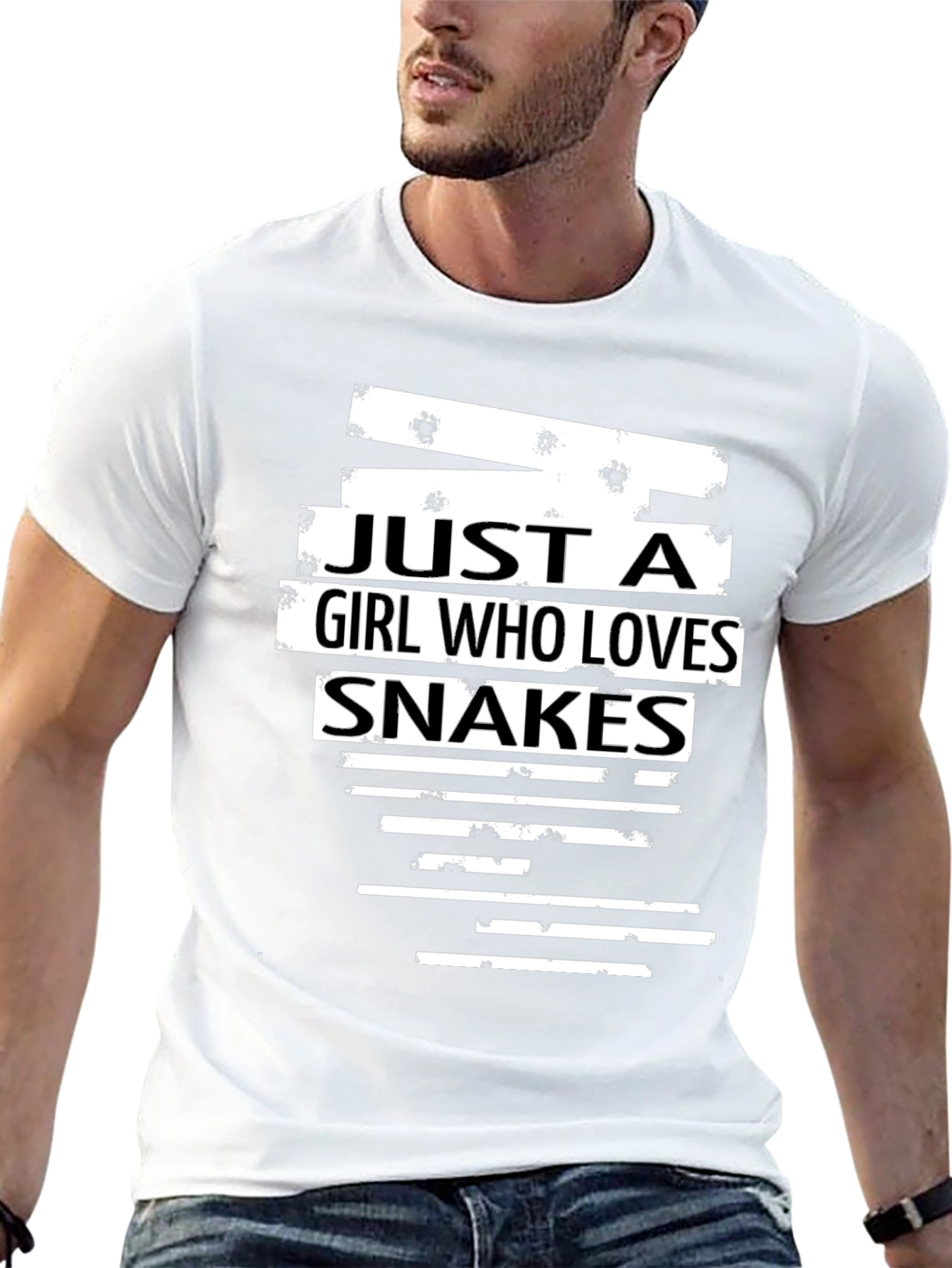 Girl Who Loves Snakes Graphic Tee - Unisex