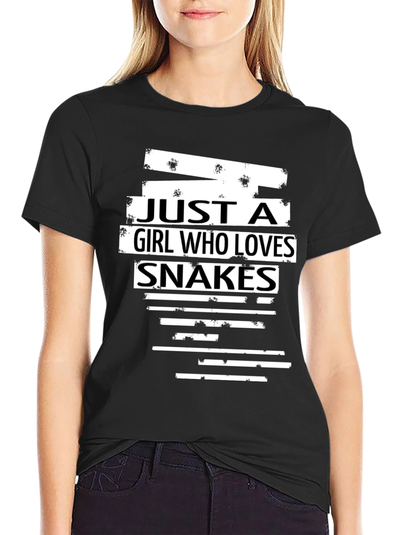 Girl Who Loves Snakes Graphic Tee - Unisex