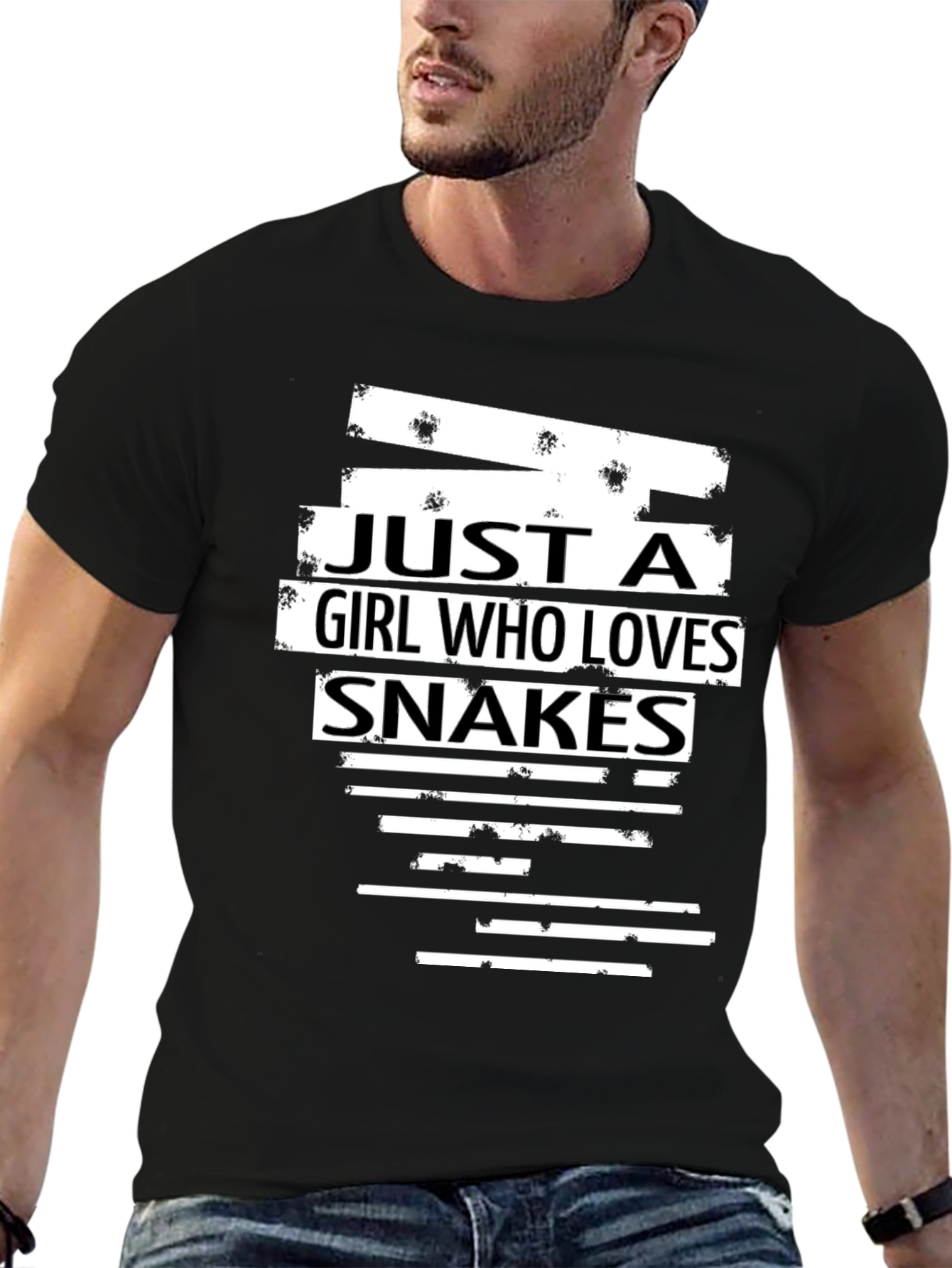Girl Who Loves Snakes Graphic Tee - Unisex