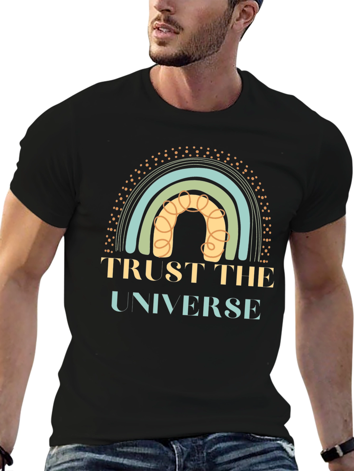 Trust the Universe Graphic Tee - Black
