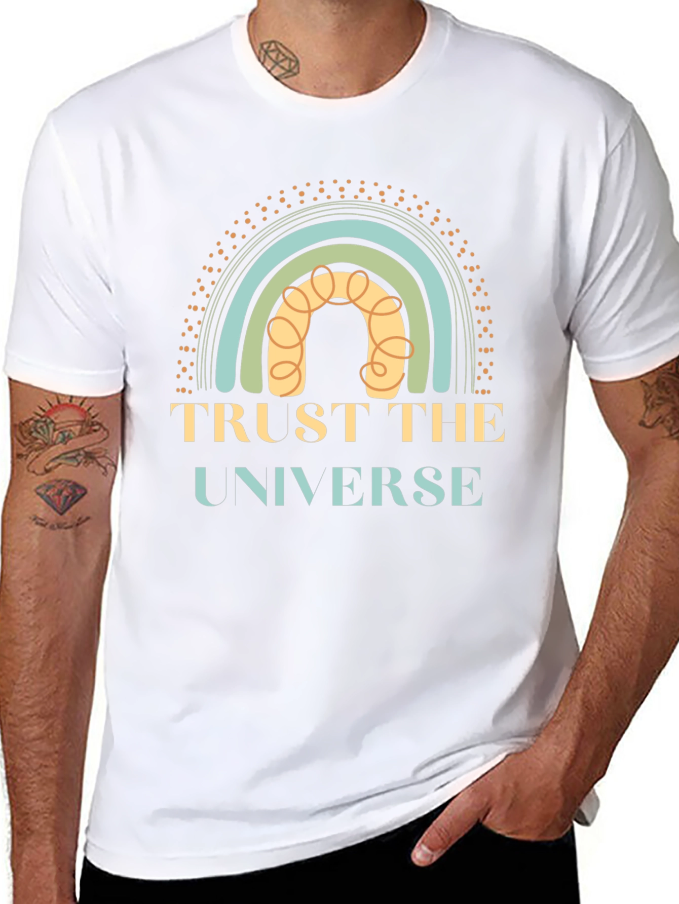 Trust the Universe Graphic Tee - Black