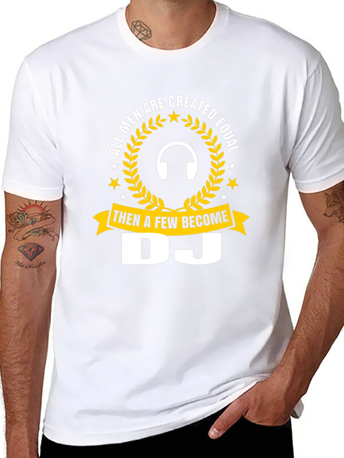 DJ T-Shirt - All Men Are Created Equal Tee