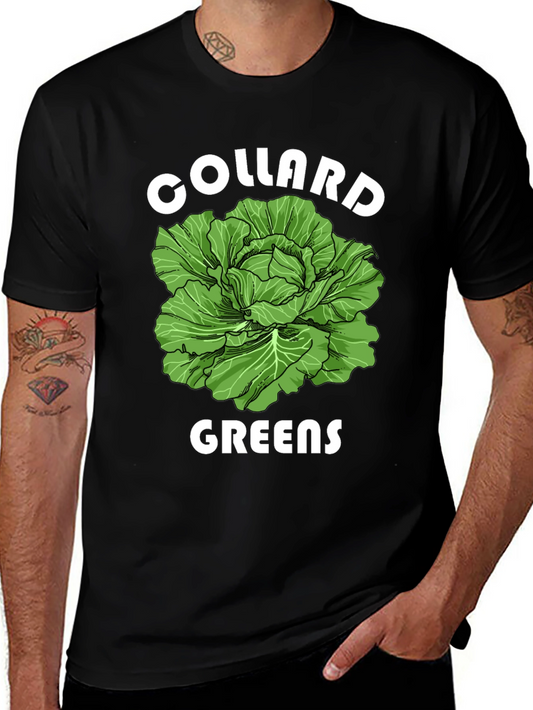 Collard Greens Graphic T-Shirt - Fresh Vegetable Tee