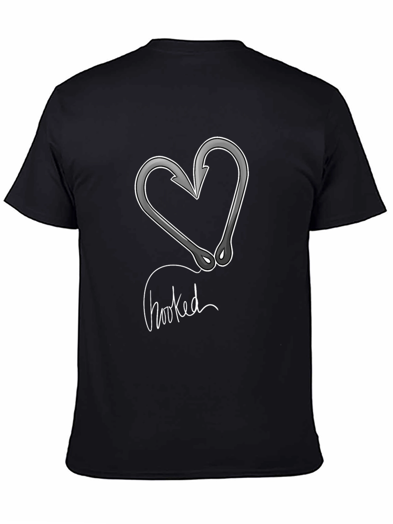 Hooked Heart Fishing T-Shirt