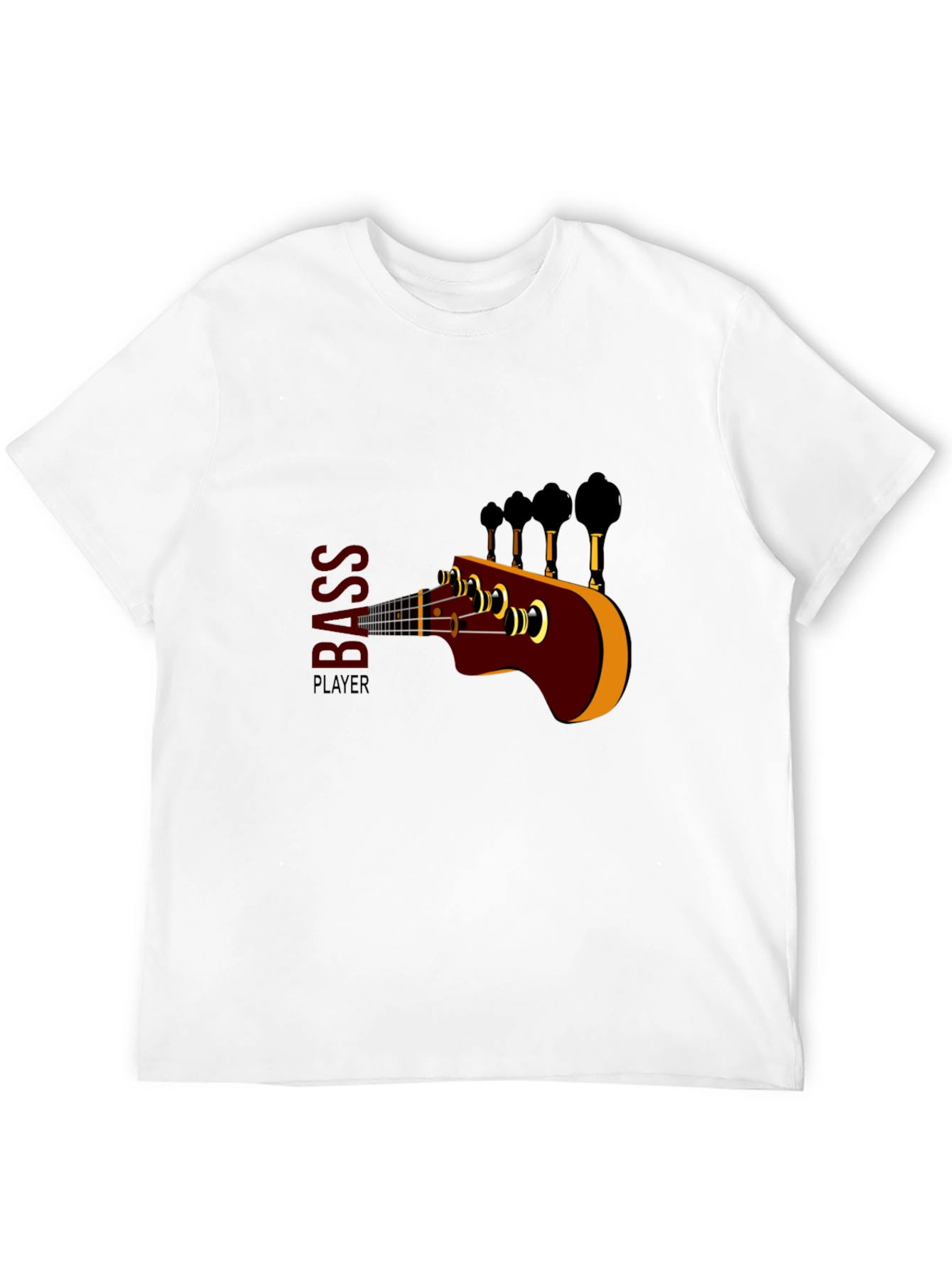Bass Player Graphic Tee - Black Unisex T-Shirt