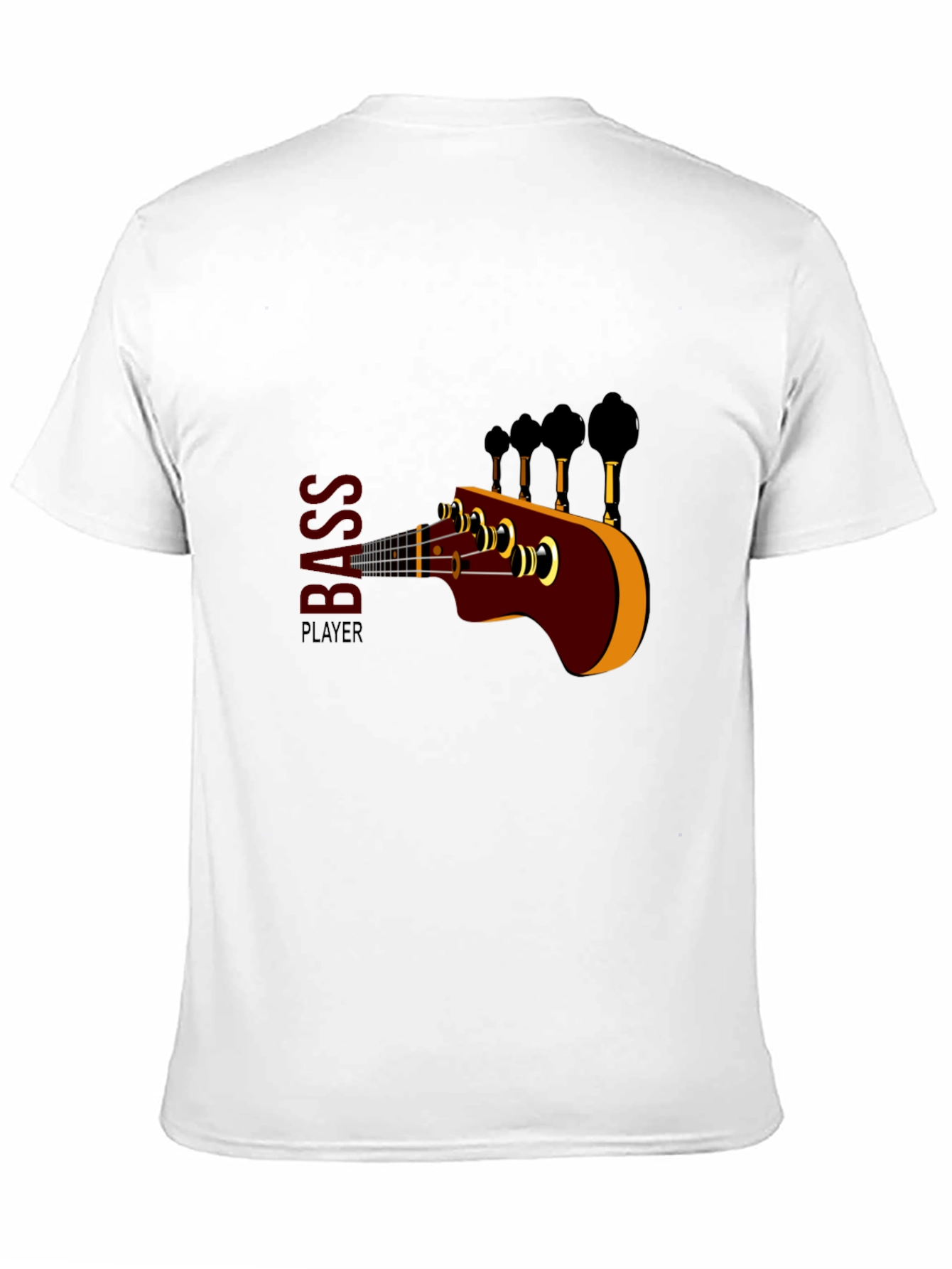 Bass Player Graphic Tee - Black Unisex T-Shirt