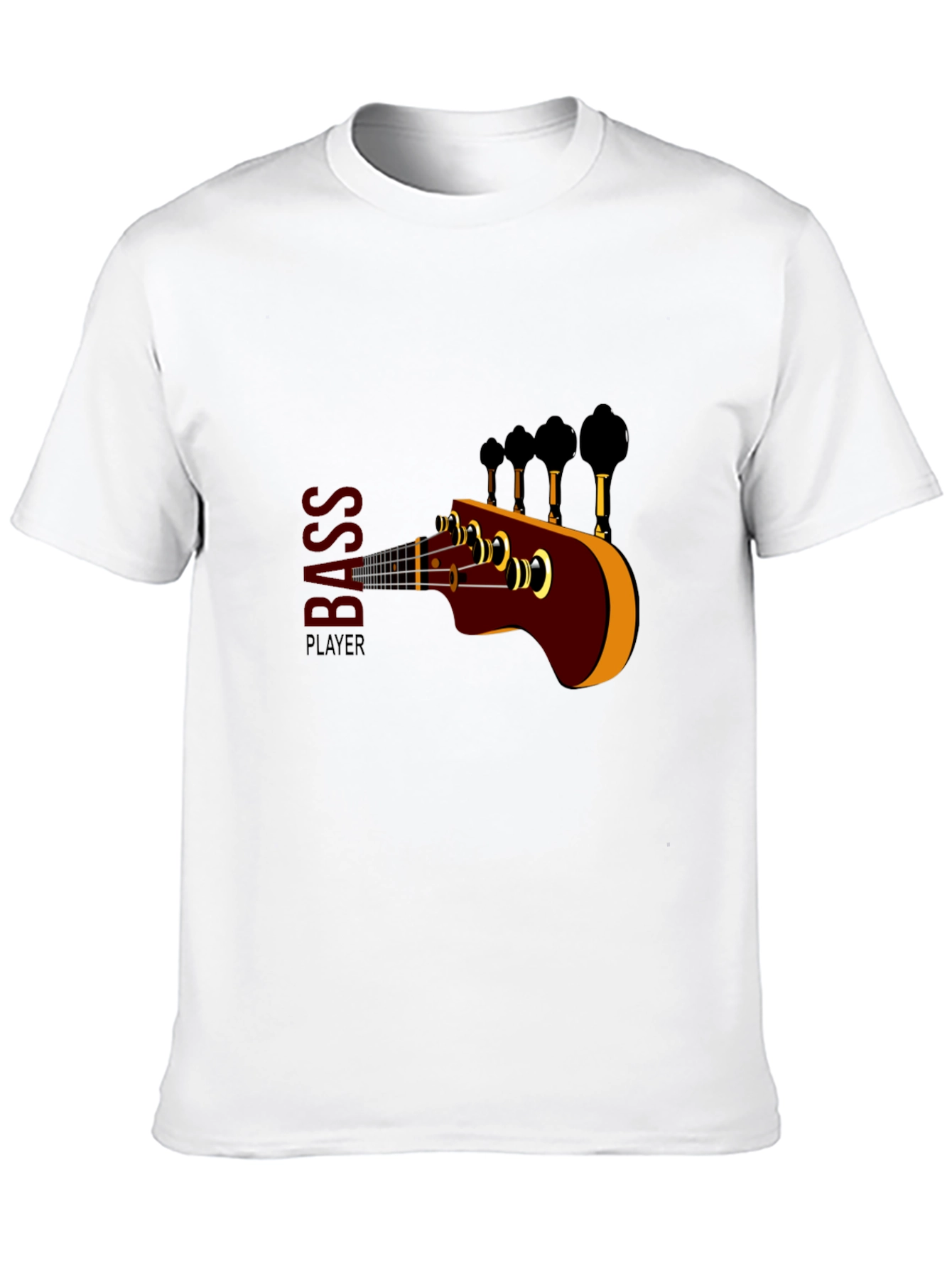 Bass Player Graphic Tee - Black Unisex T-Shirt