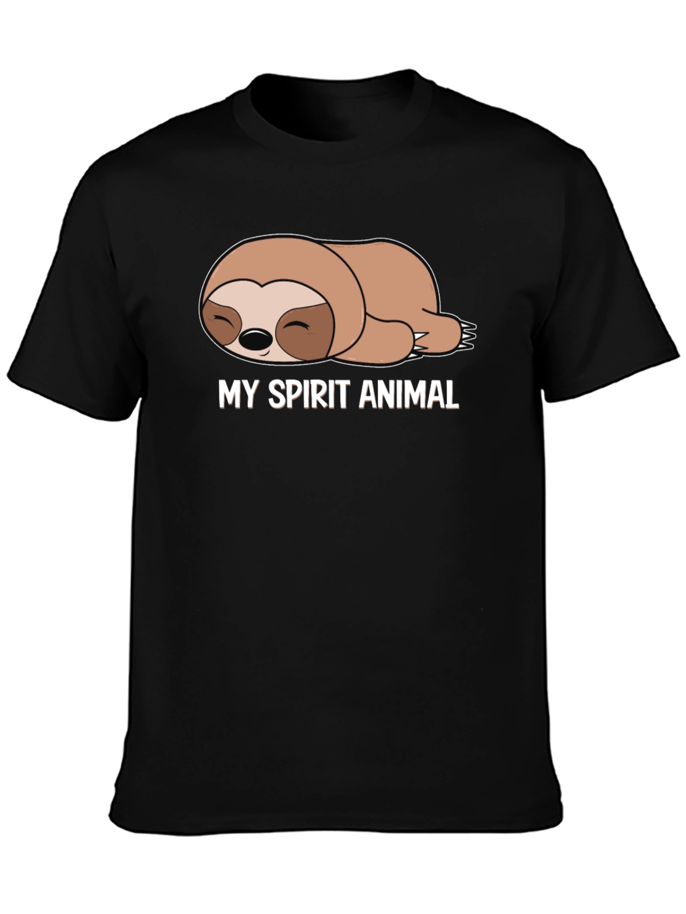 Sloth Spirit Animal Graphic T-Shirt