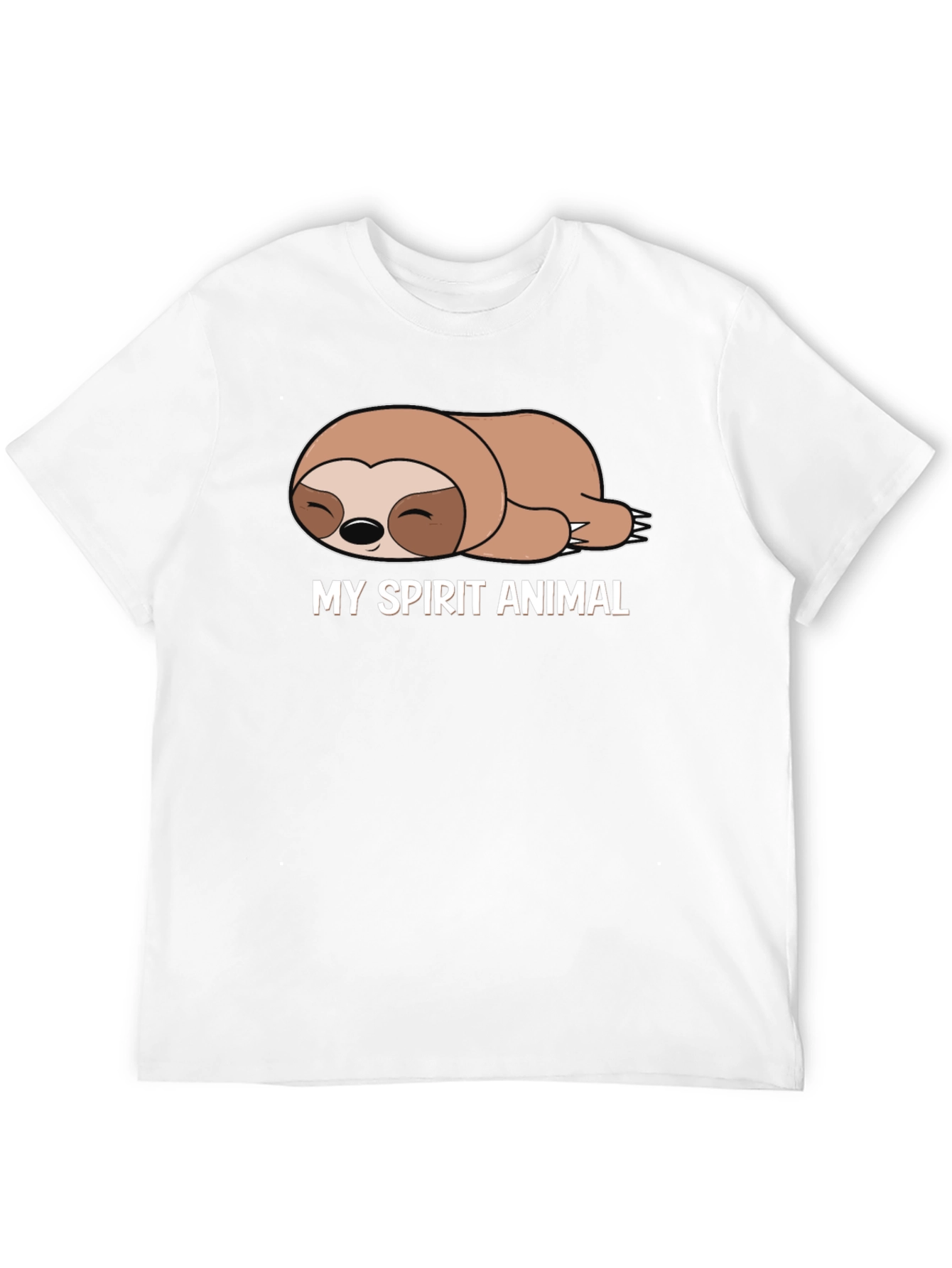 Sloth Spirit Animal Graphic T-Shirt
