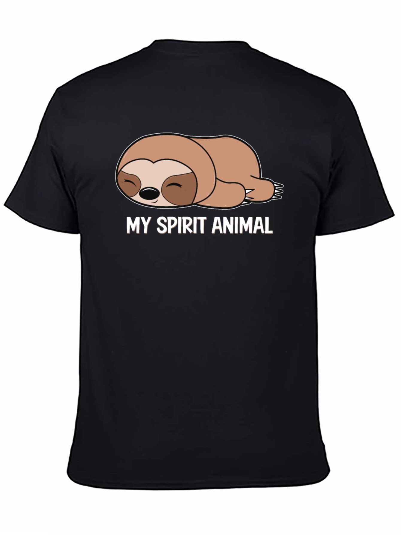 Sloth Spirit Animal Graphic T-Shirt
