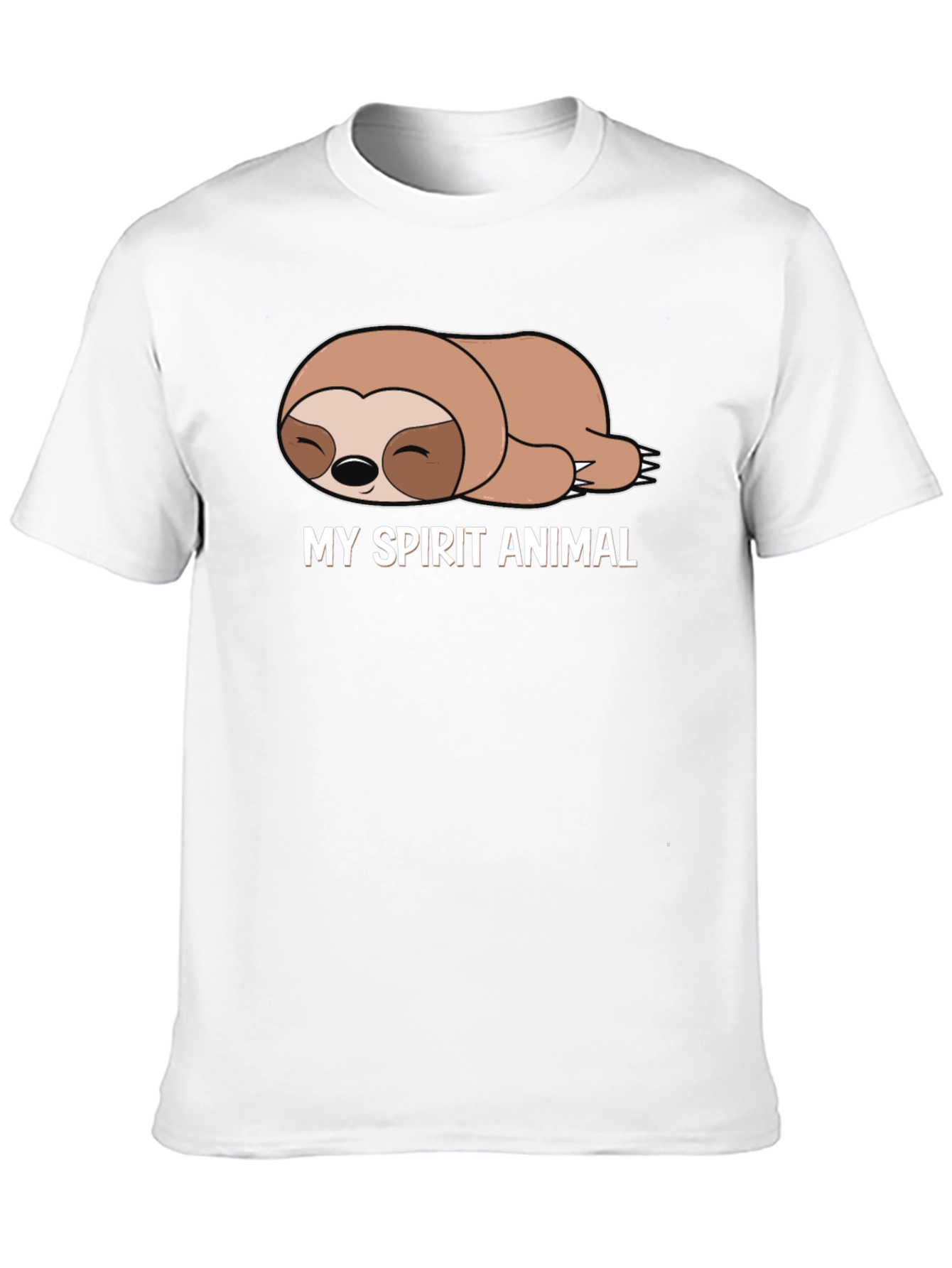 Sloth Spirit Animal Graphic T-Shirt