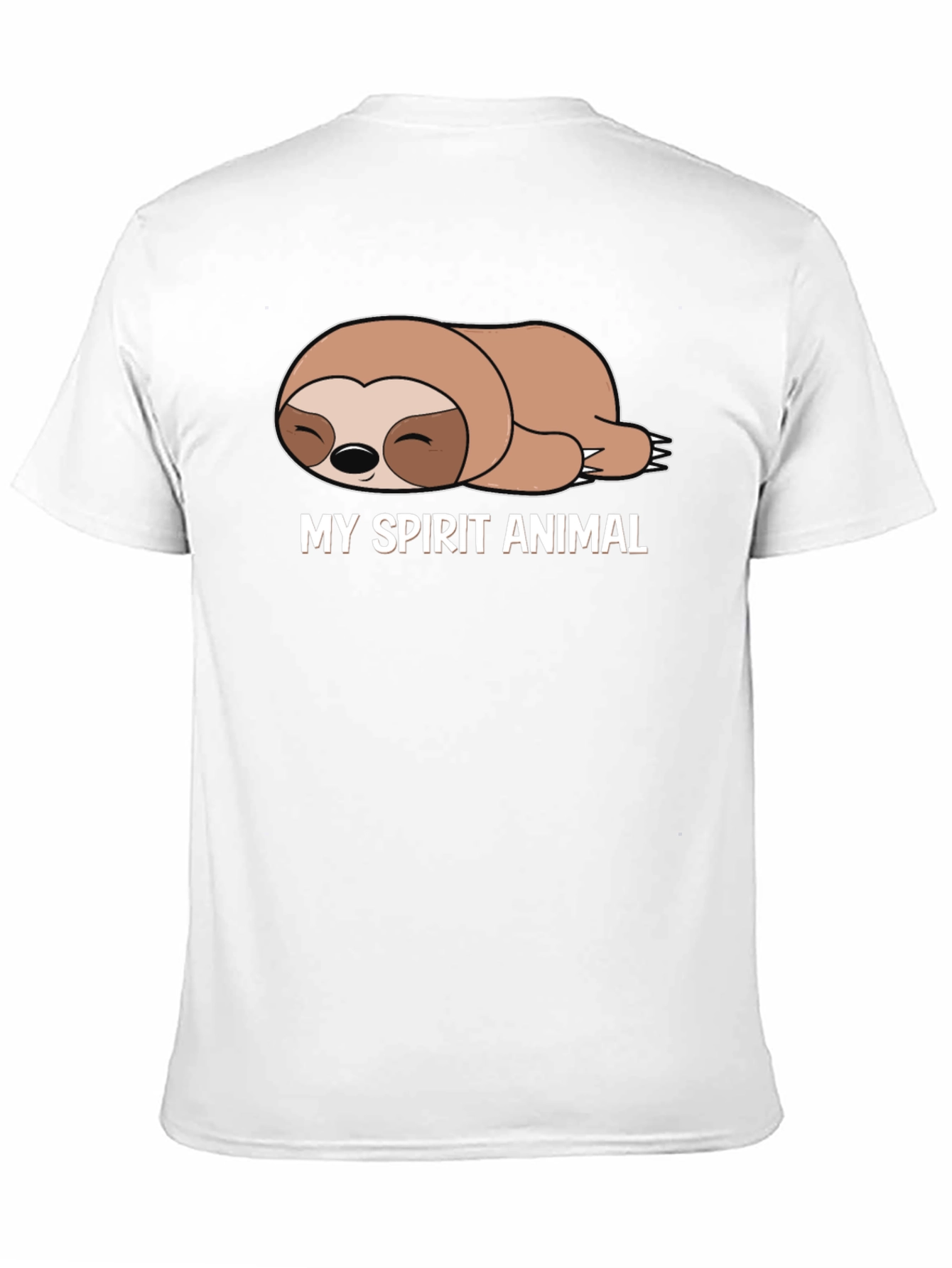 Sloth Spirit Animal Graphic T-Shirt