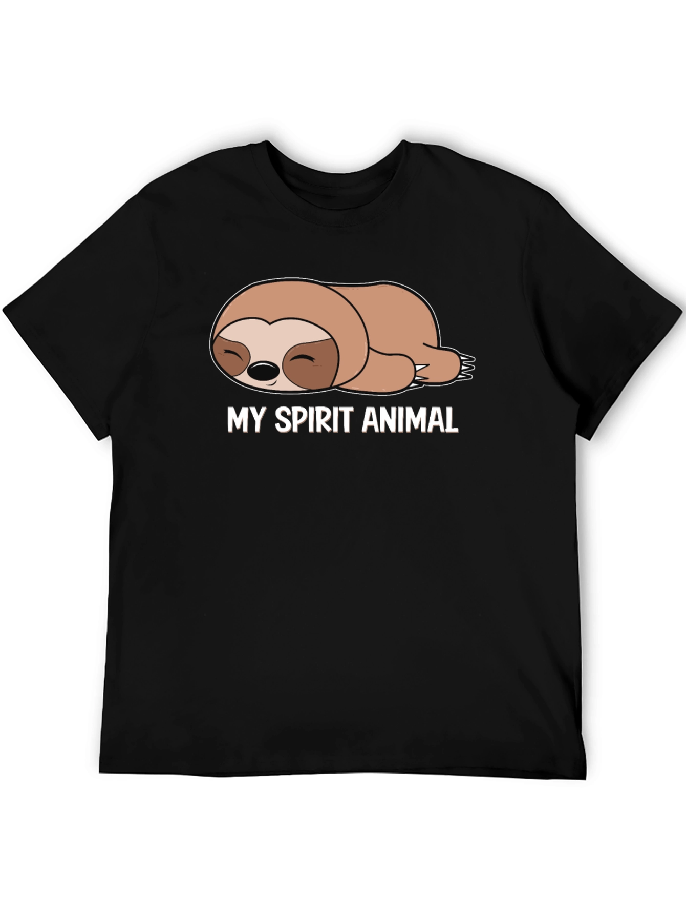 Sloth Spirit Animal Graphic T-Shirt