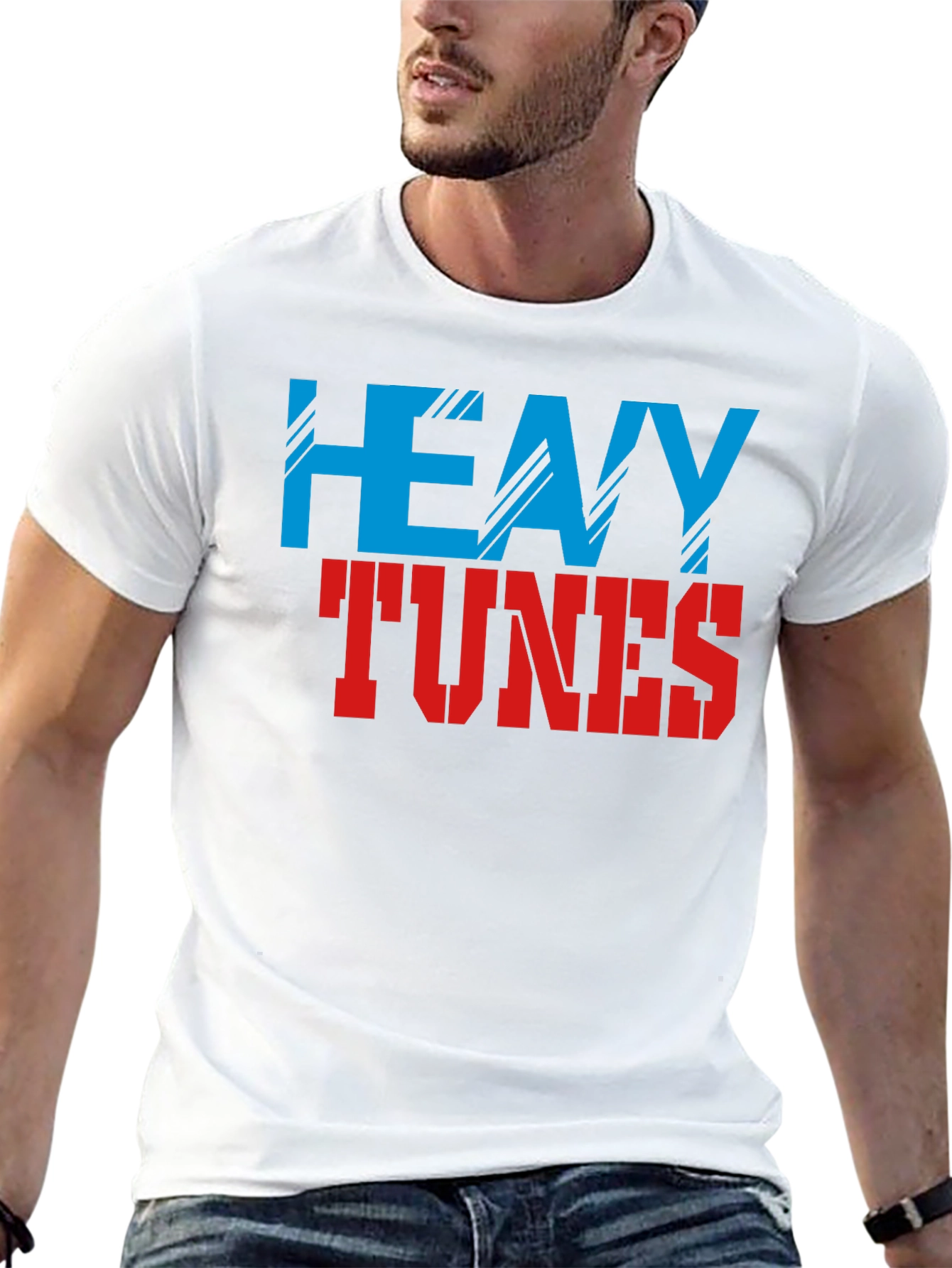 Heavy Tunes Graphic T-Shirt - Rock & Roll Style