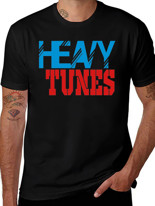 Heavy Tunes Graphic T-Shirt - Rock & Roll Style