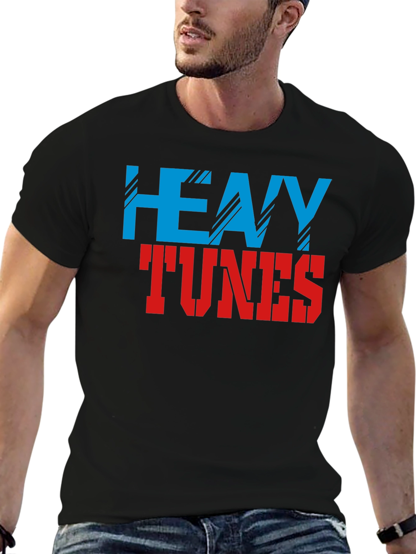 Heavy Tunes Graphic T-Shirt - Rock & Roll Style