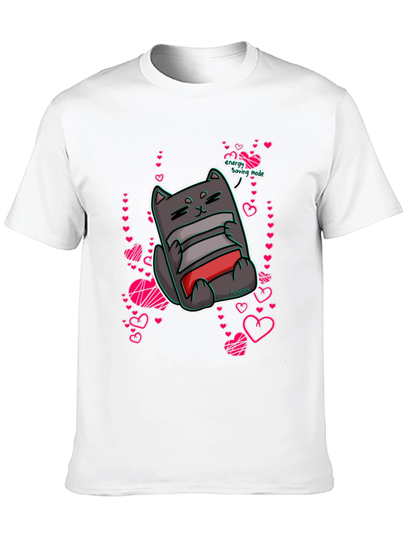 Energy Saving Mode Cat T-Shirt