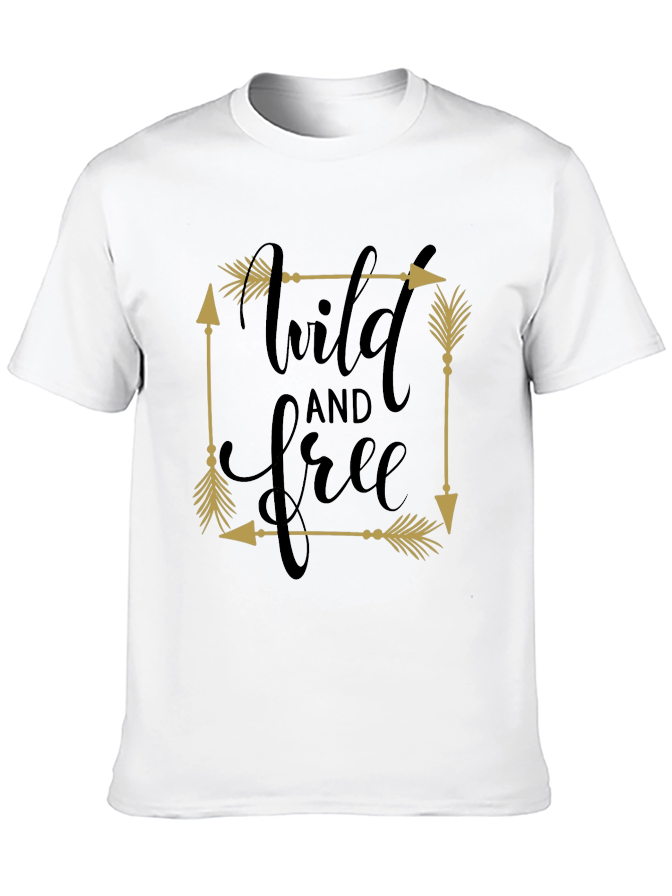 Wild & Free Arrow Graphic Tee - Black