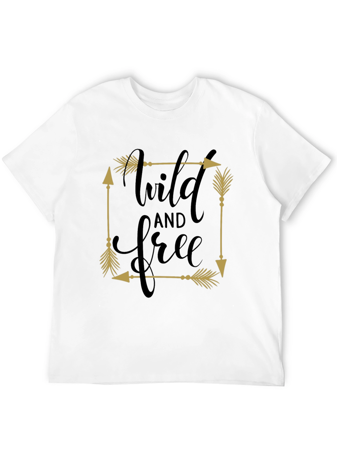 Wild & Free Arrow Graphic Tee - Black