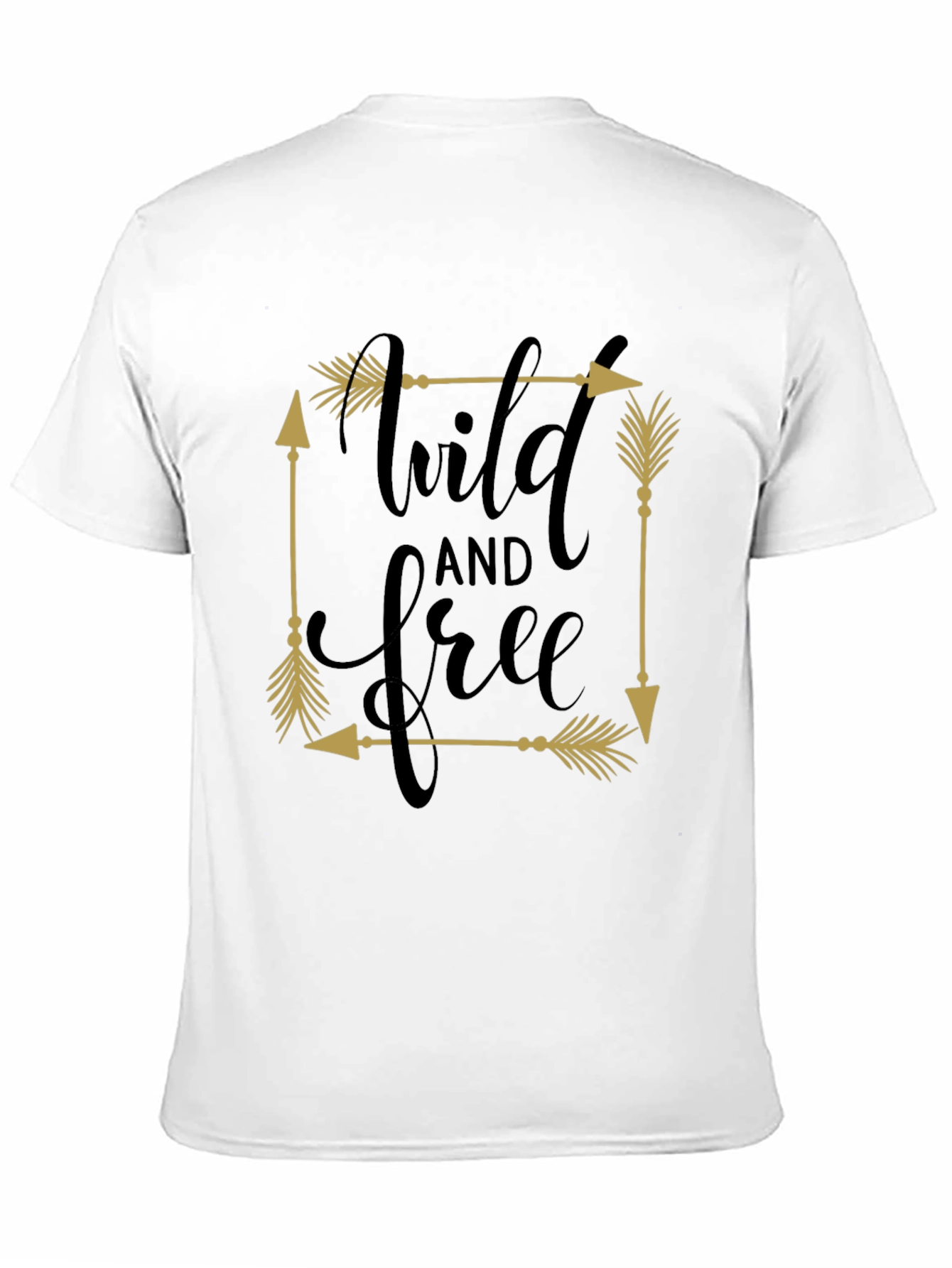 Wild & Free Arrow Graphic Tee - Black