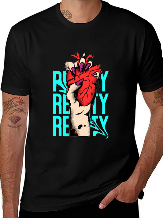 RUE21 Graphic Tee - Heart Design