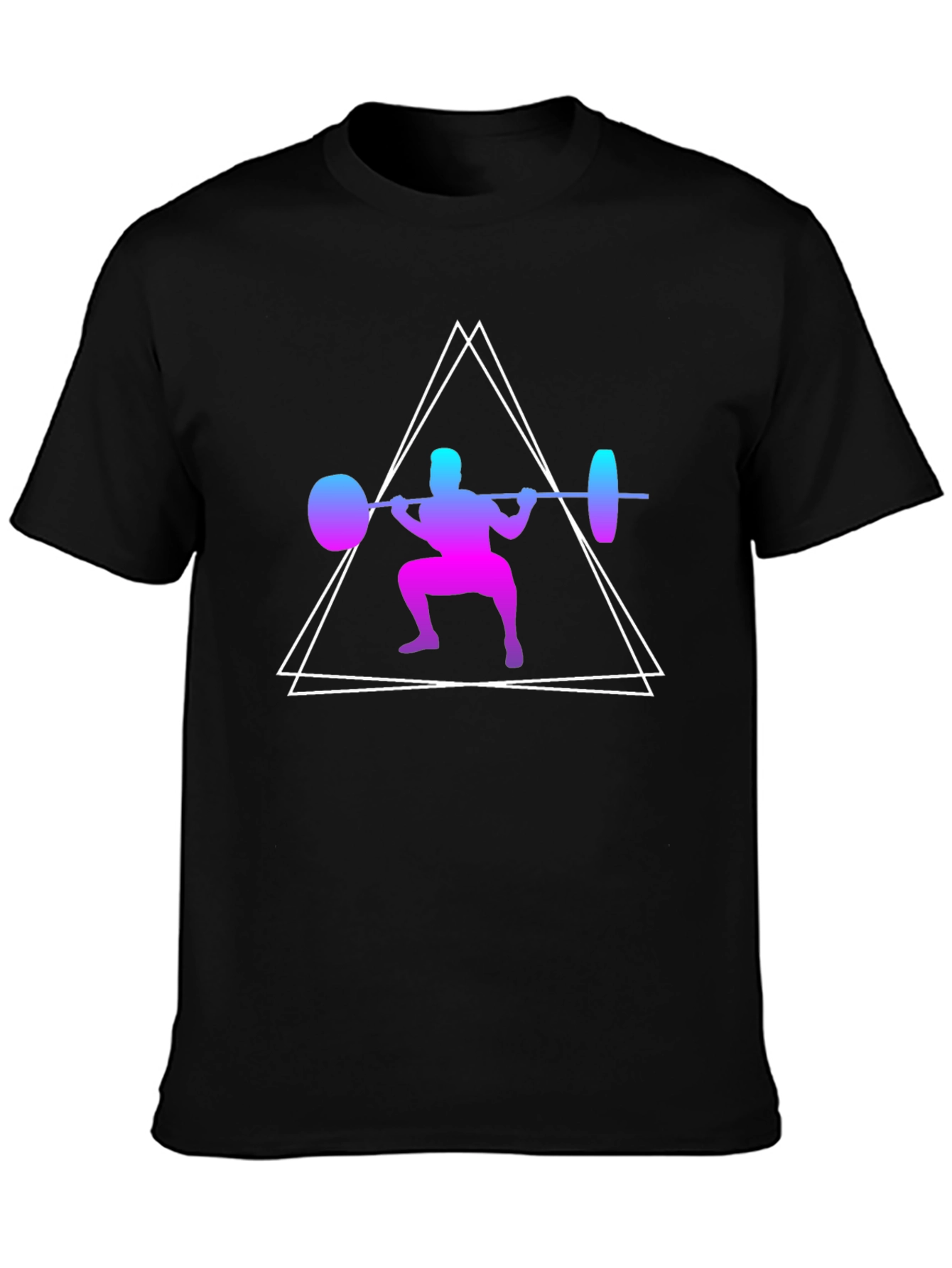 Gradient Weightlifter Graphic Tee