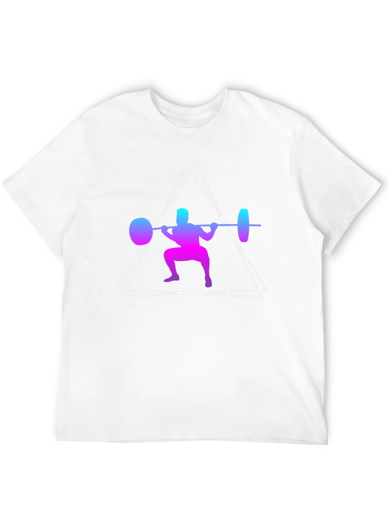 Gradient Weightlifter Graphic Tee