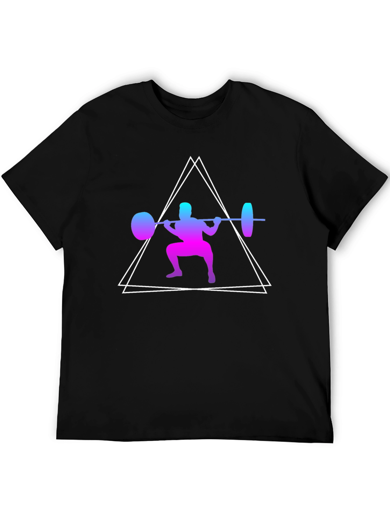 Gradient Weightlifter Graphic Tee