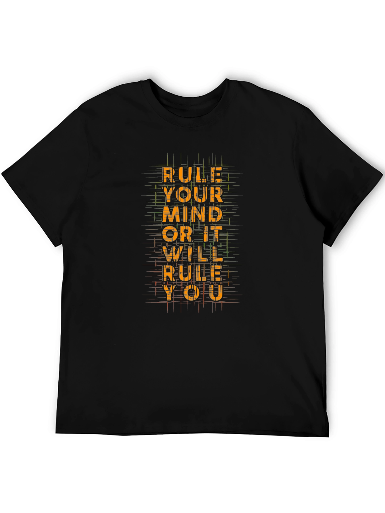 Rule Your Mind Graphic Tee - Black