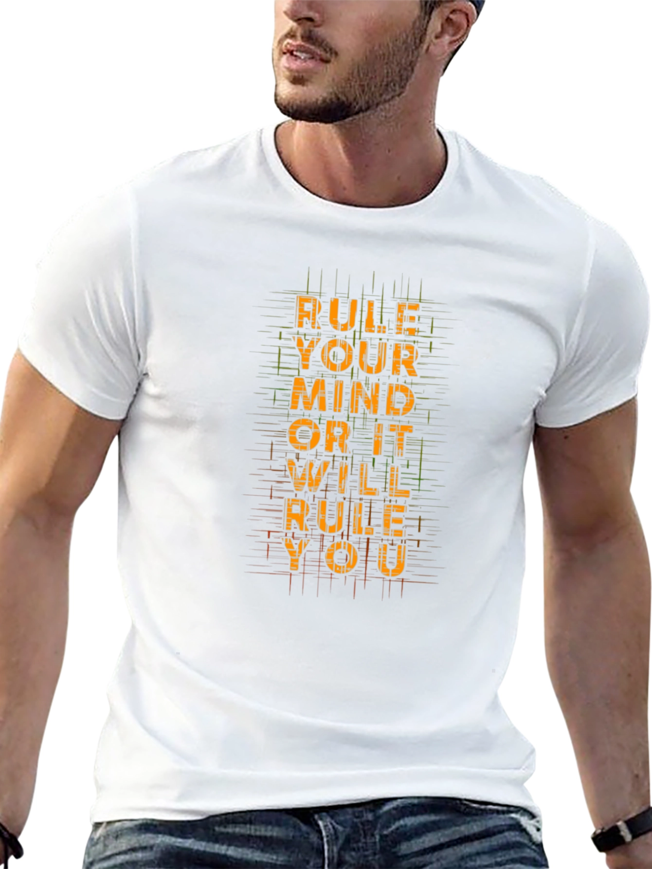 Rule Your Mind Graphic Tee - Black