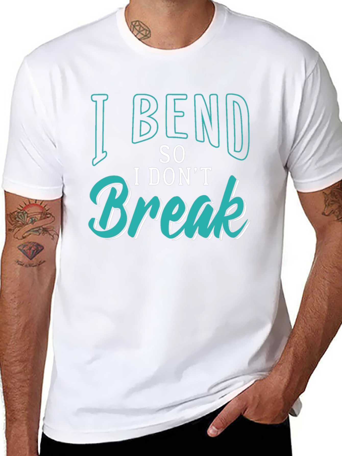 I Bend So I Dont Break Graphic Tee