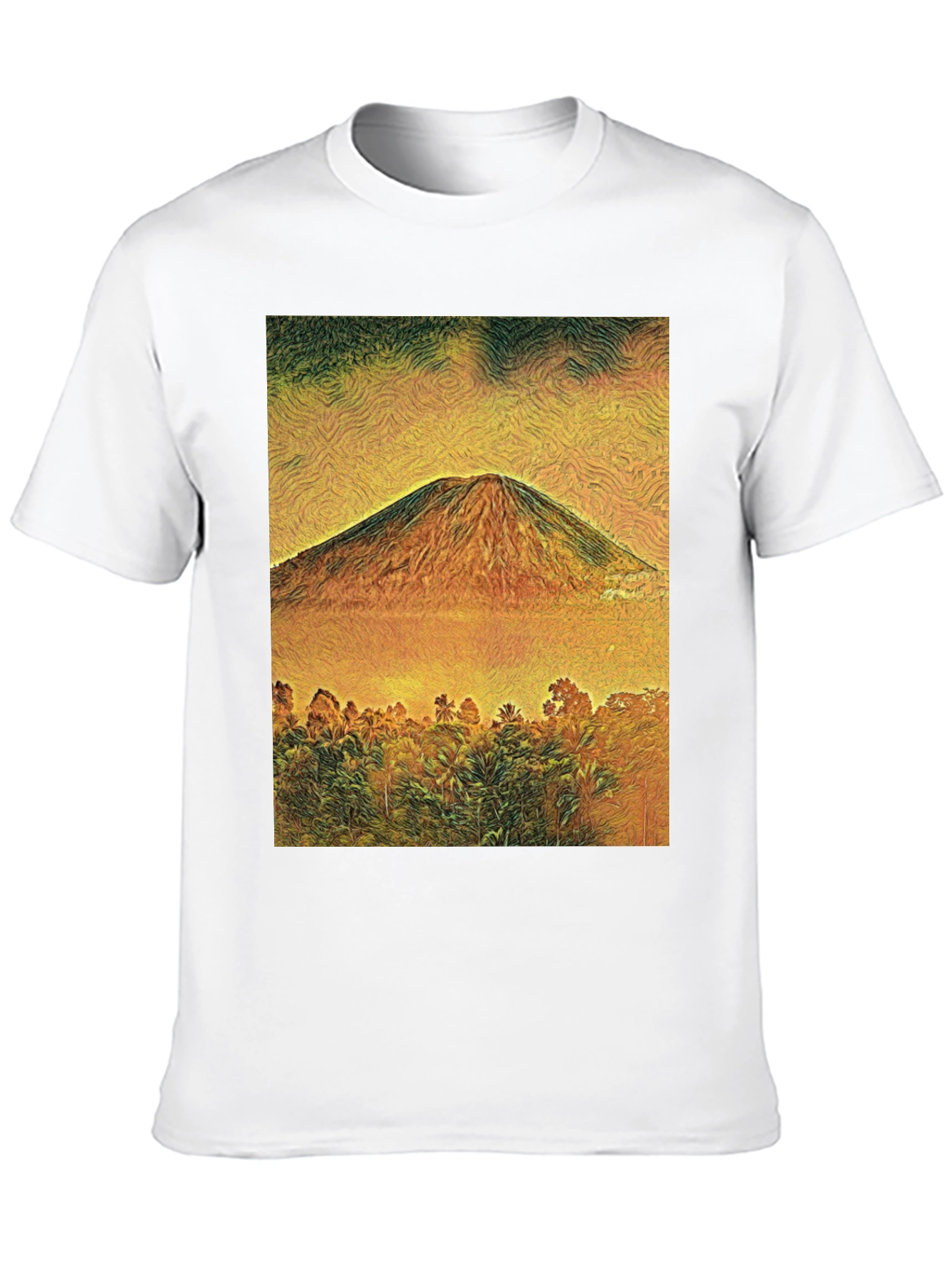 Mountain View Graphic Tee - Black Unisex T-Shirt
