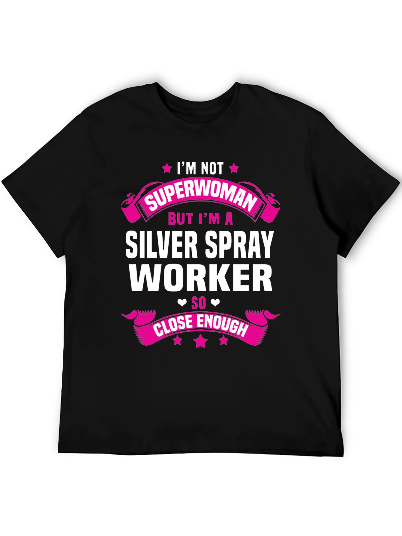 Silver Spray Worker T-Shirt - Superwoman Alternative
