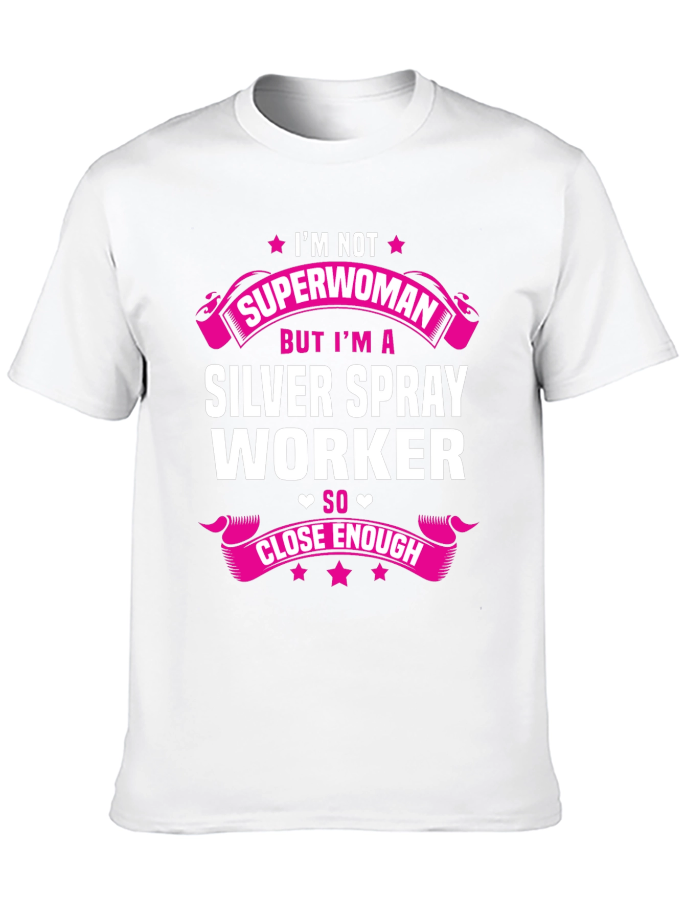 Silver Spray Worker T-Shirt - Superwoman Alternative