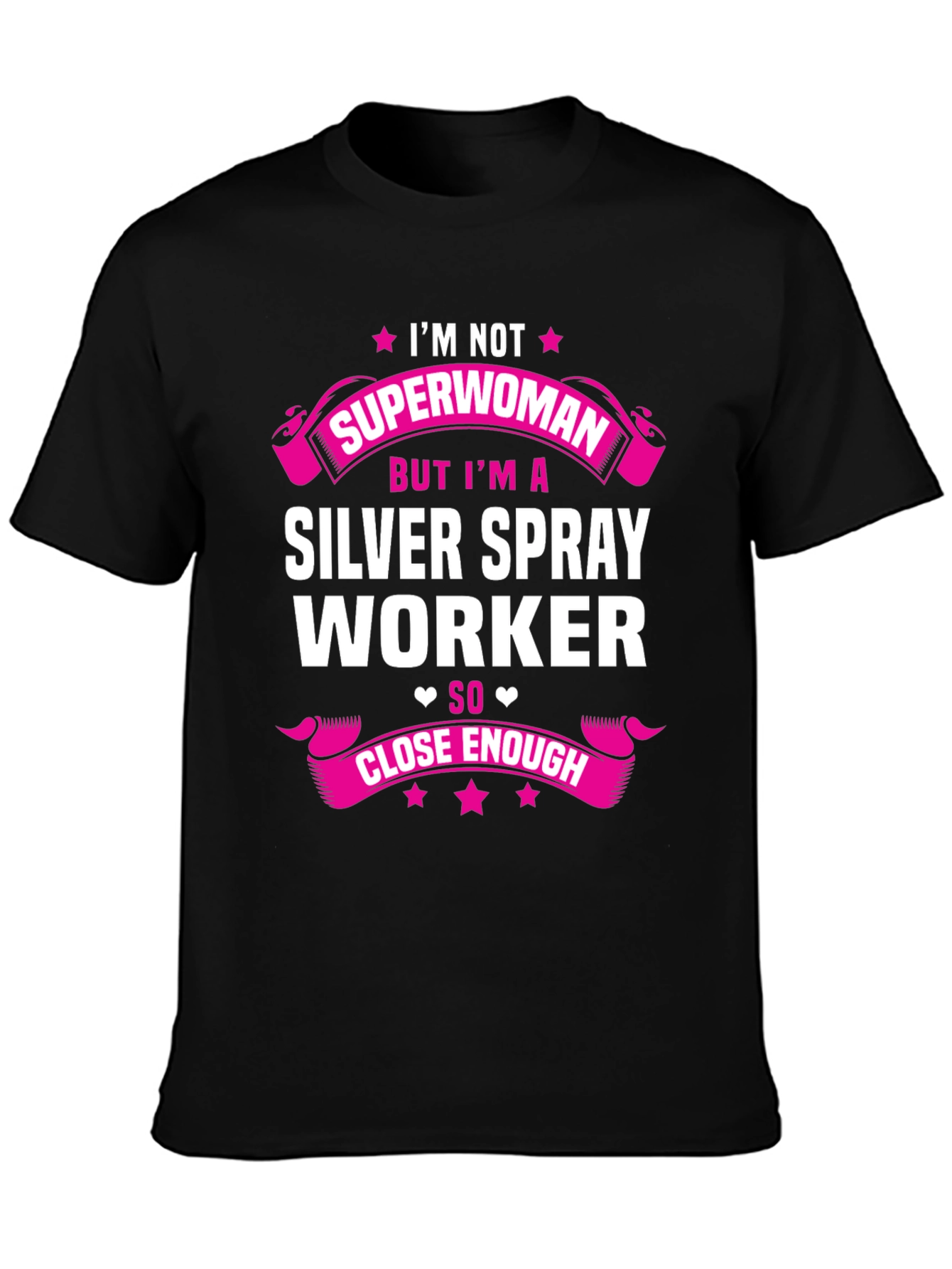Silver Spray Worker T-Shirt - Superwoman Alternative