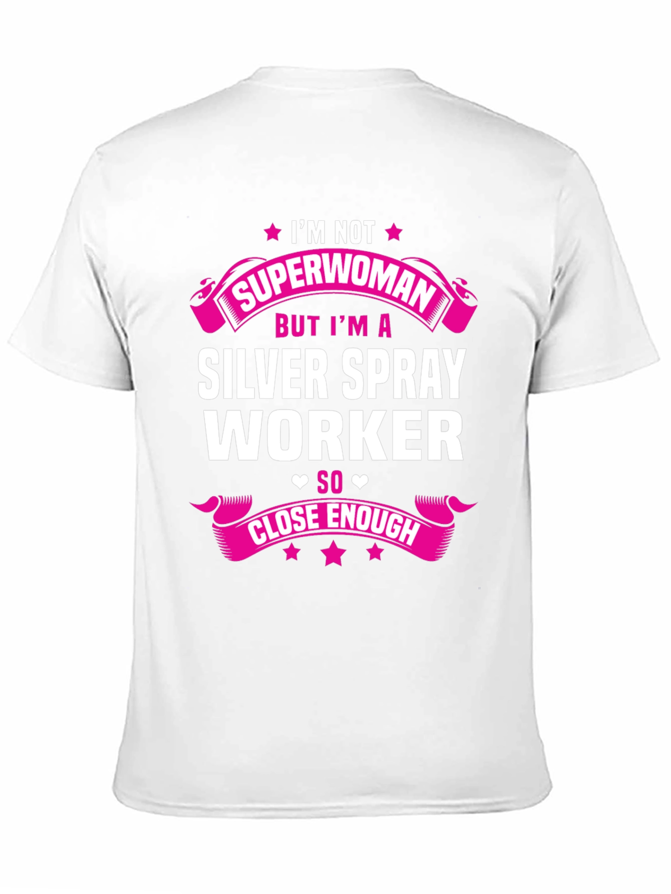 Silver Spray Worker T-Shirt - Superwoman Alternative